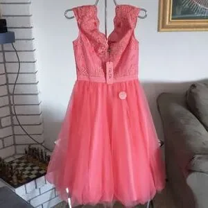 Chi Chi London Dresses New Chi Chi London Nika Dress Coral Poshmark